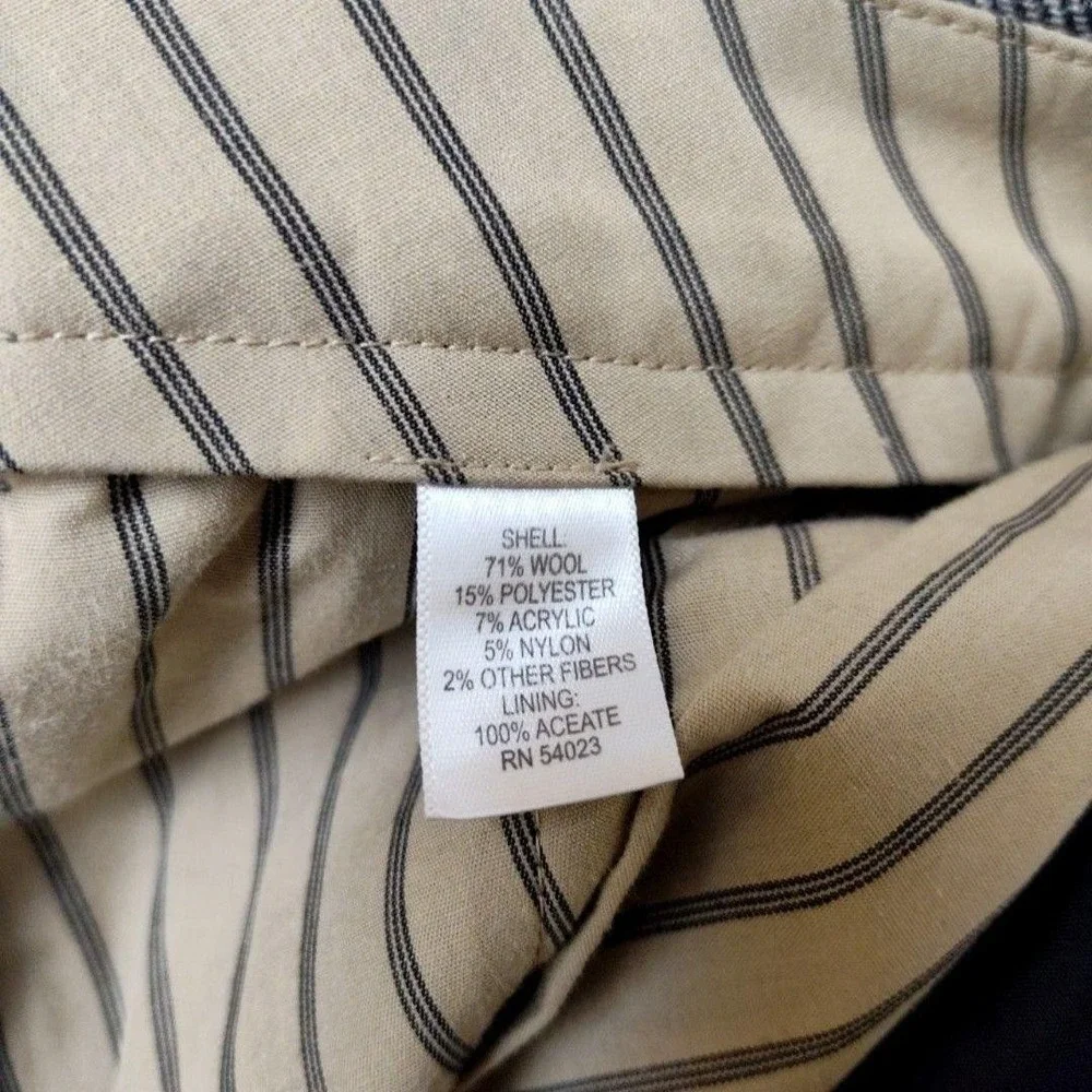 Banana Republic Pants Mens 33x32 Gray Herringbone Tweed Wool Lined Dress Slacks